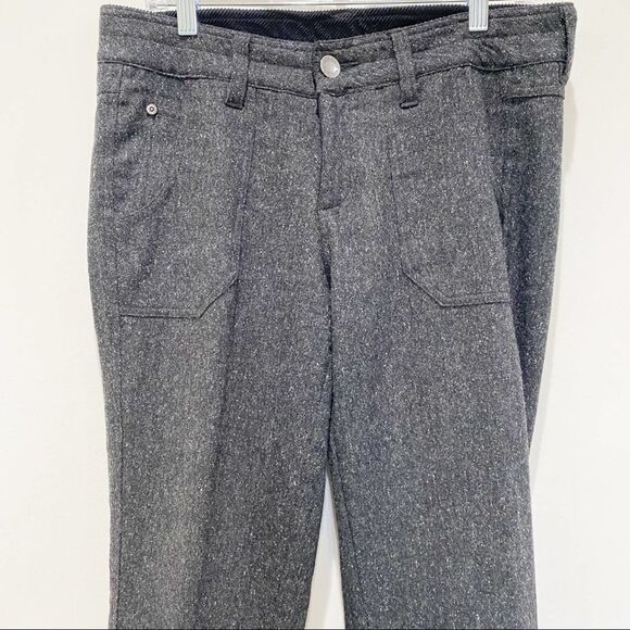WOOLRICH‎ Womens Pants Onyx wool/Silk Mix Sz 8 Gray Warm - Picture 1 of 7